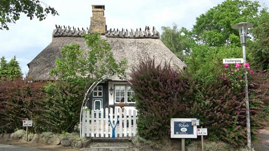 Reetgedecktes Haus in Kappeln