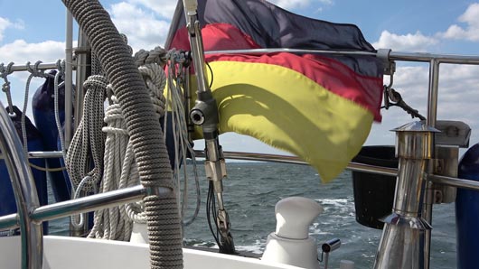 vor dem Wind