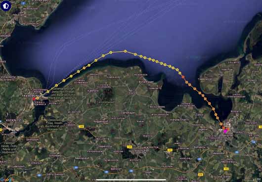 Route auf Maine Traffic