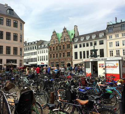 Kopenhagen Fahrradparkplatz