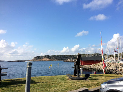 Kullavik, Blick vom Hafen auf die Schären