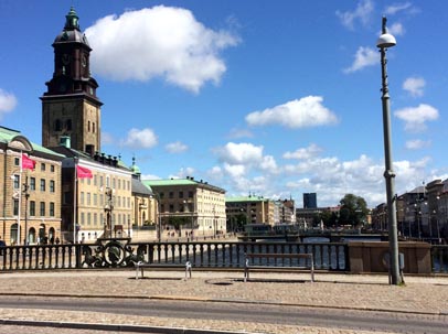 Typisches Göteborg bei Sonne