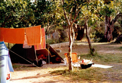 Campingidylle auf Corfu