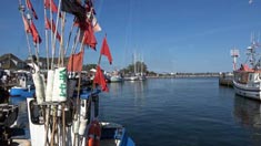 Lotsenboot vor Laboe